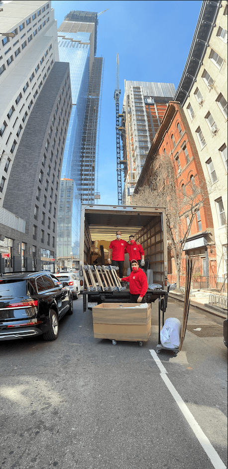 working unloading cargo